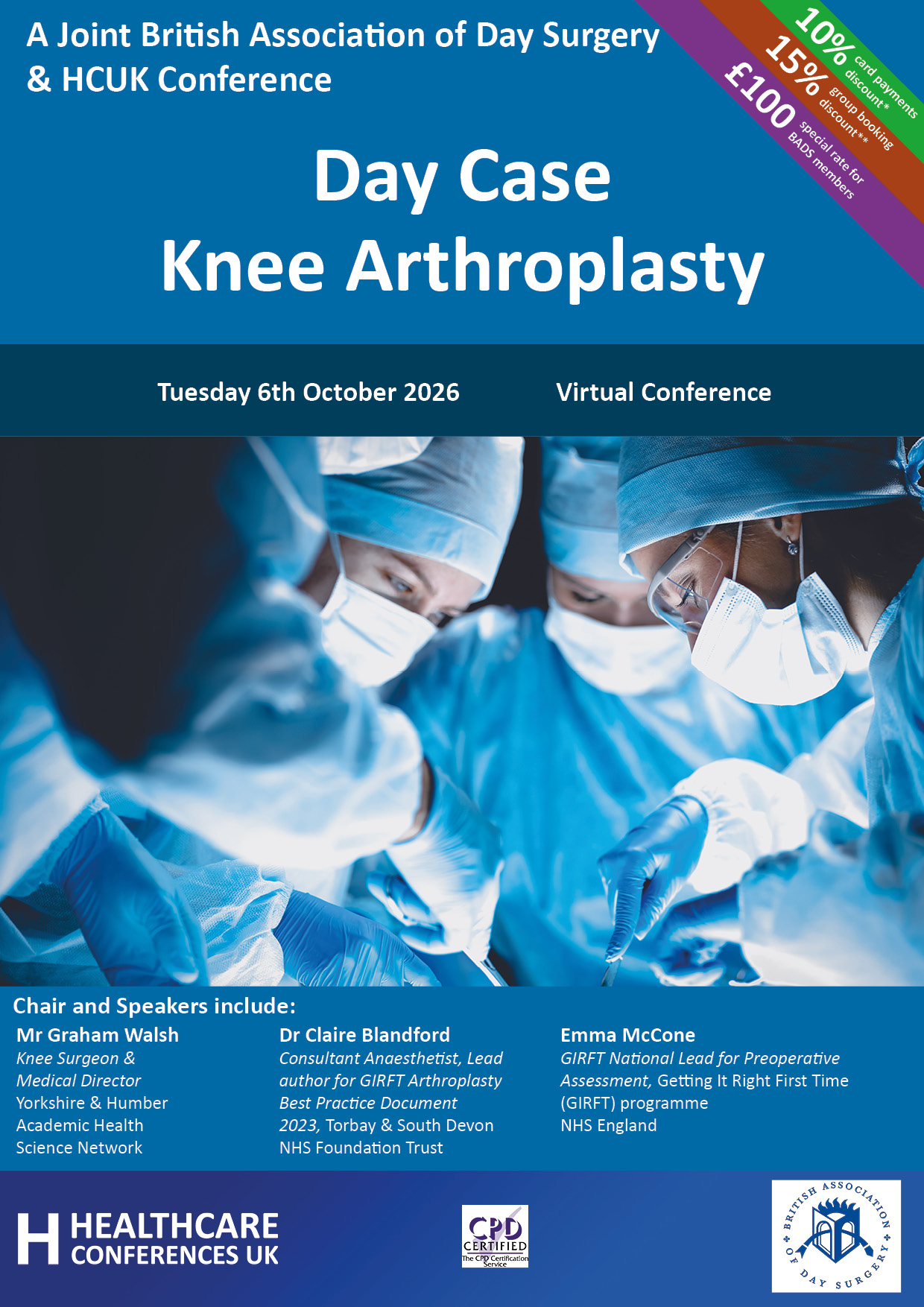 Bads Day Case Knee Oct 2026