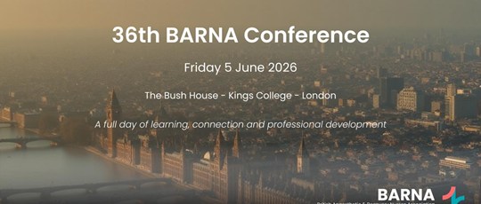 36th BARNA Conference: 5th June 2026